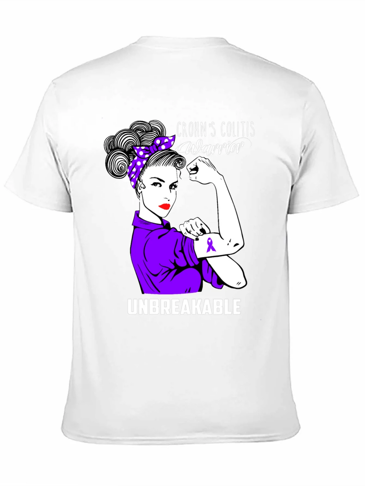 Crohns Colitis Warrior Unbreakable T-Shirt product image 10