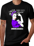 Crohns Colitis Warrior Unbreakable T-Shirt product image 1