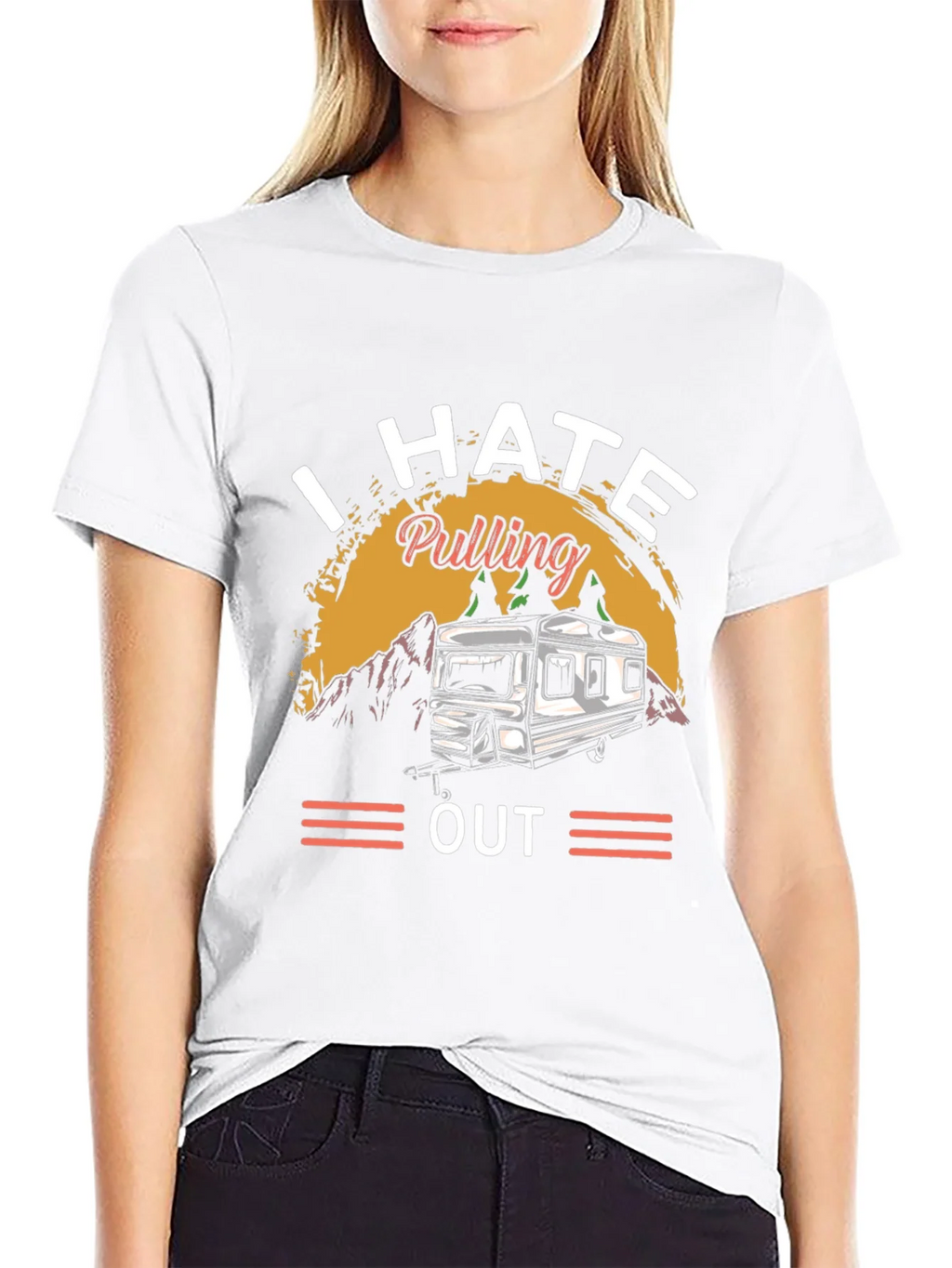 I HATE Pulling Out Camping T-Shirt product image 8
