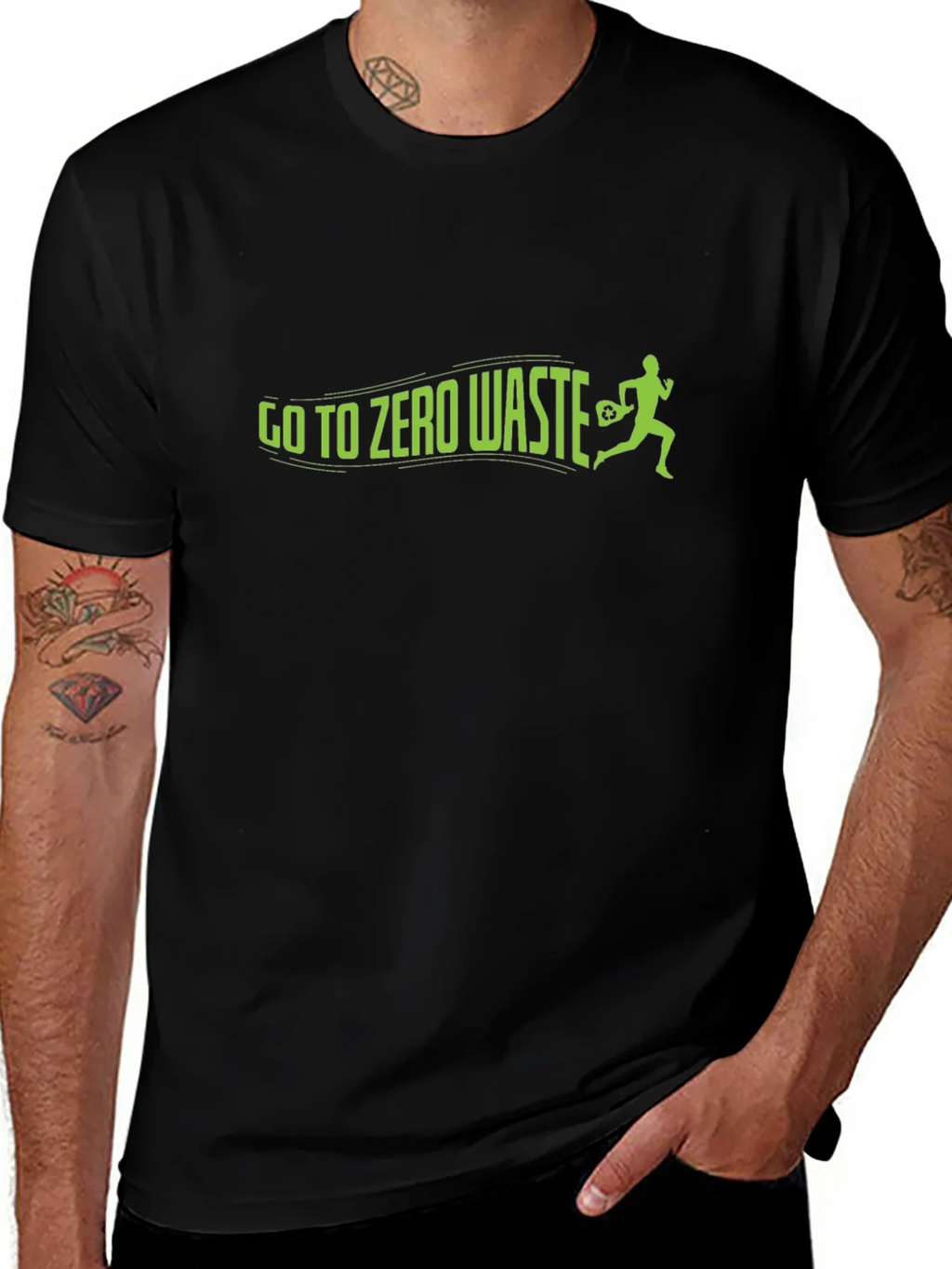 Go To Zero Waste T-Shirt - Eco Friendly Design product image 1