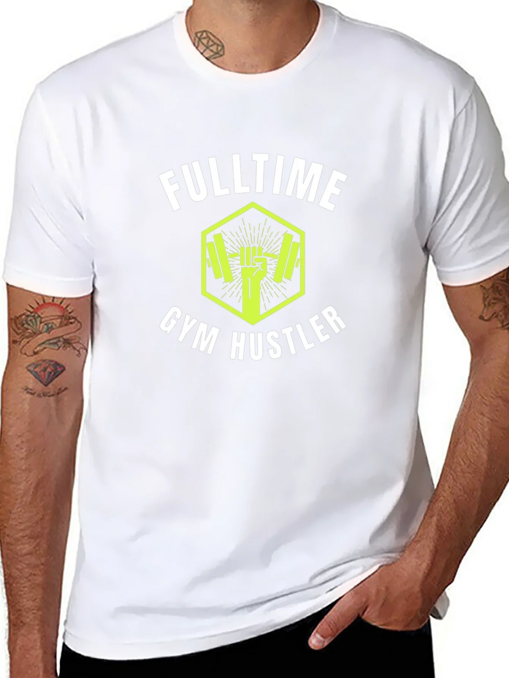 Fulltime Gym Hustler Black T-Shirt product image 7