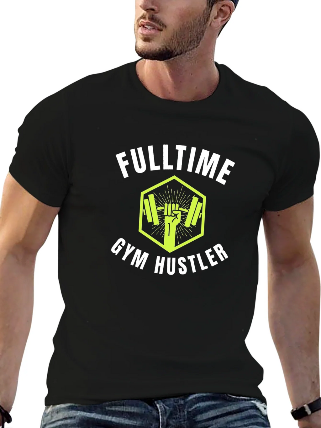 Fulltime Gym Hustler Black T-Shirt product image 6