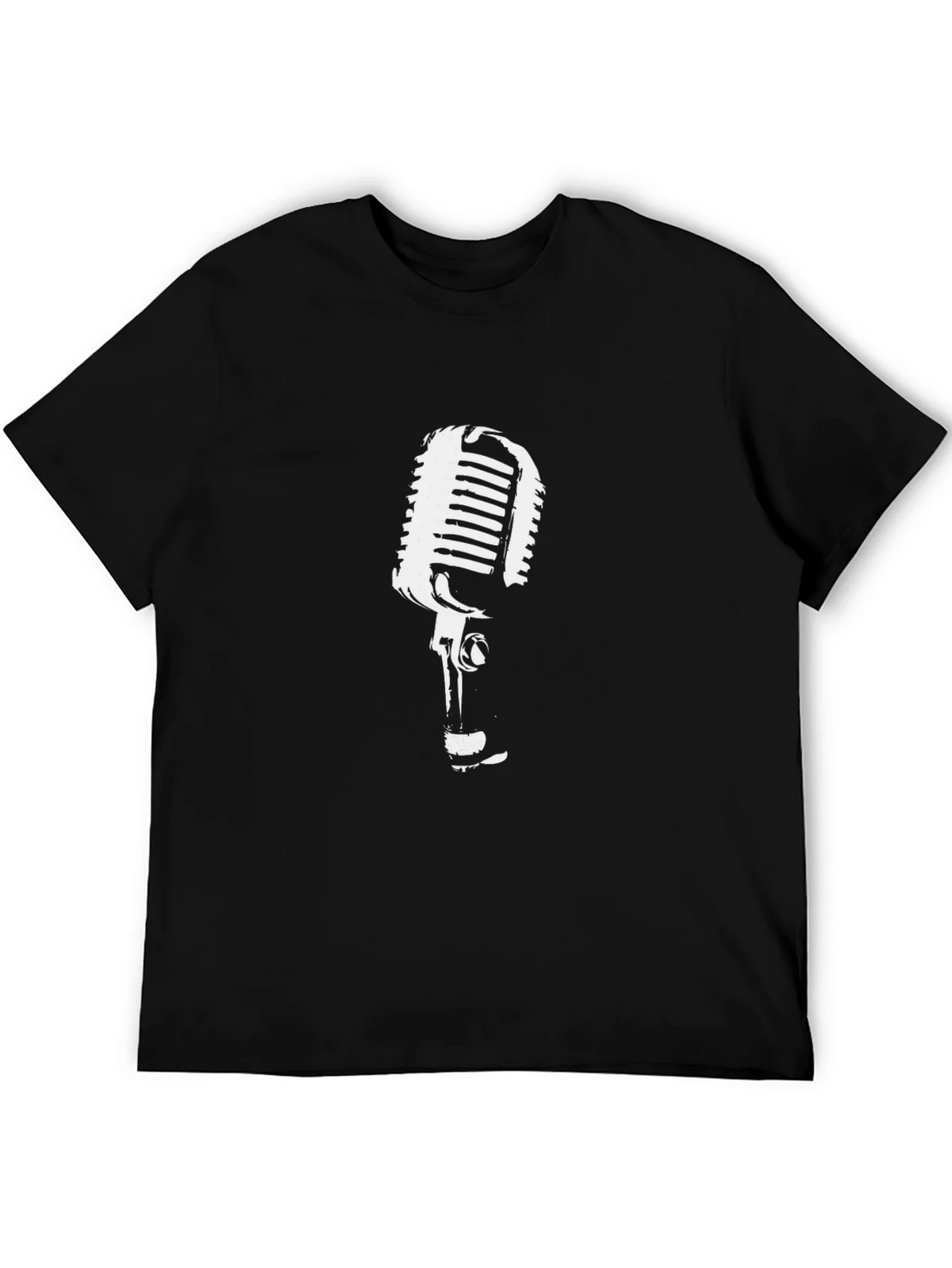 Retro Microphone Graphic Tee - Classic Cool product image 2