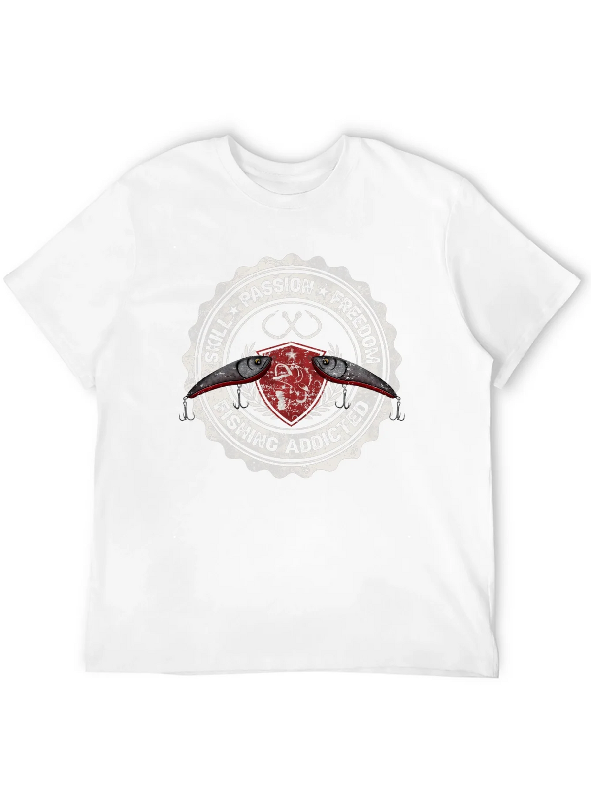 Fishing Addicted Graphic Tee - Skill Passion Freedom product image 11