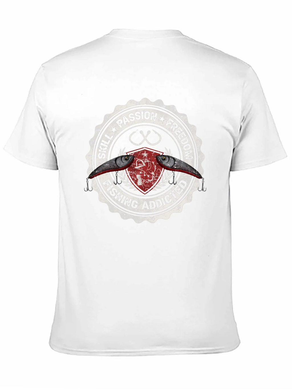 Fishing Addicted Graphic Tee - Skill Passion Freedom product image 10