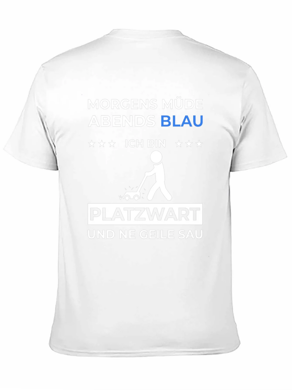 Morgens Müde Abends Blau T-Shirt product image 2