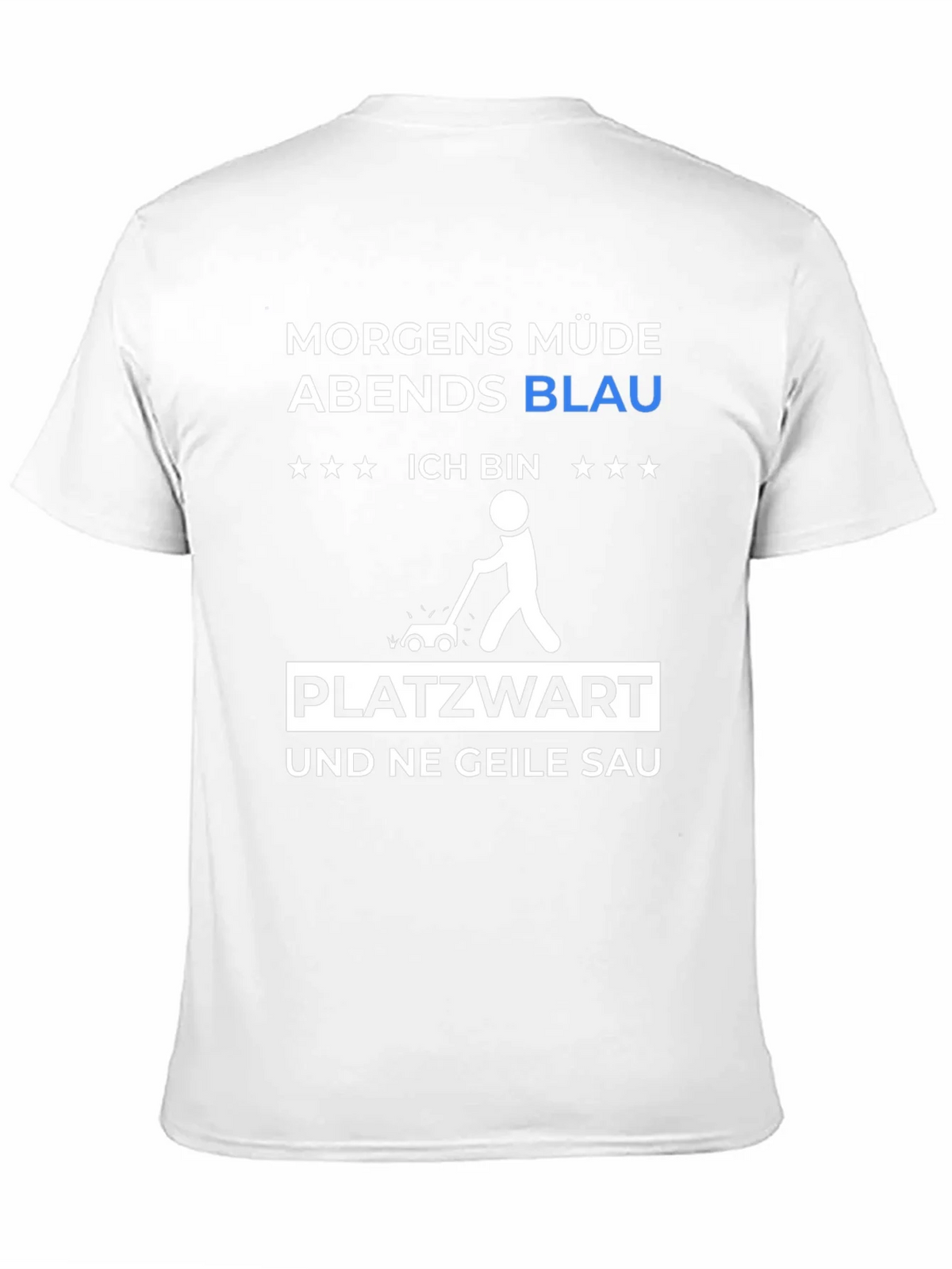 Morgens Müde Abends Blau T-Shirt product image 2