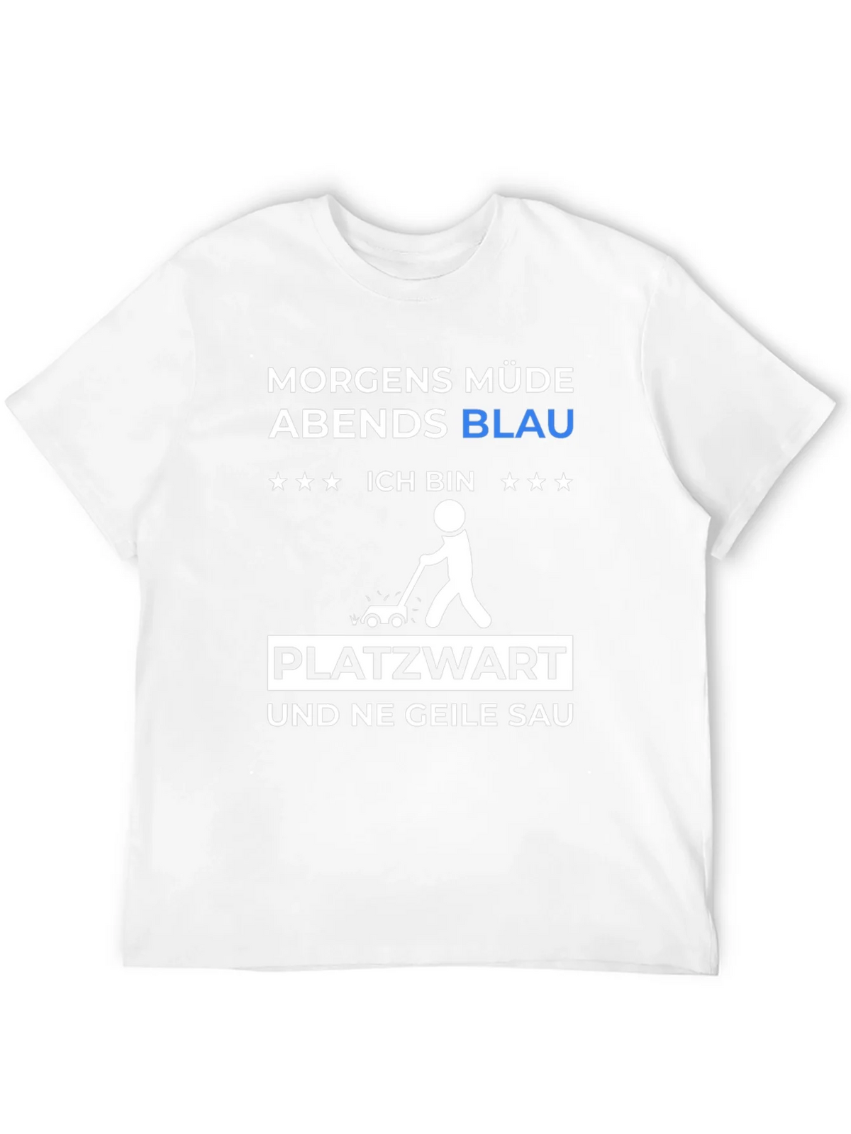 Morgens Müde Abends Blau T-Shirt product image 3