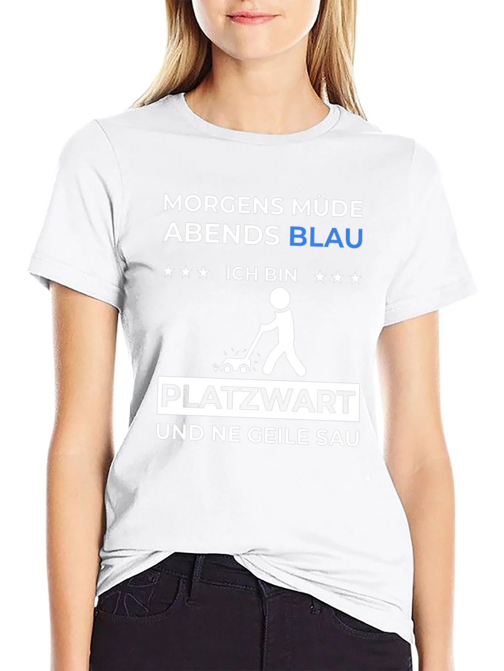 Morgens Müde Abends Blau T-Shirt product image 1
