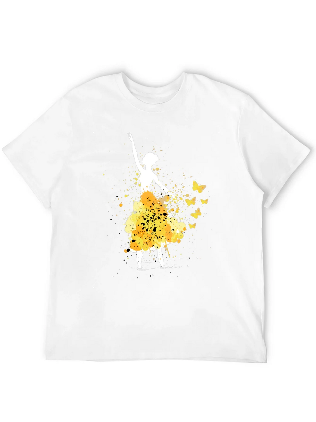 Ballerina & Butterflies Black T-Shirt product image 11