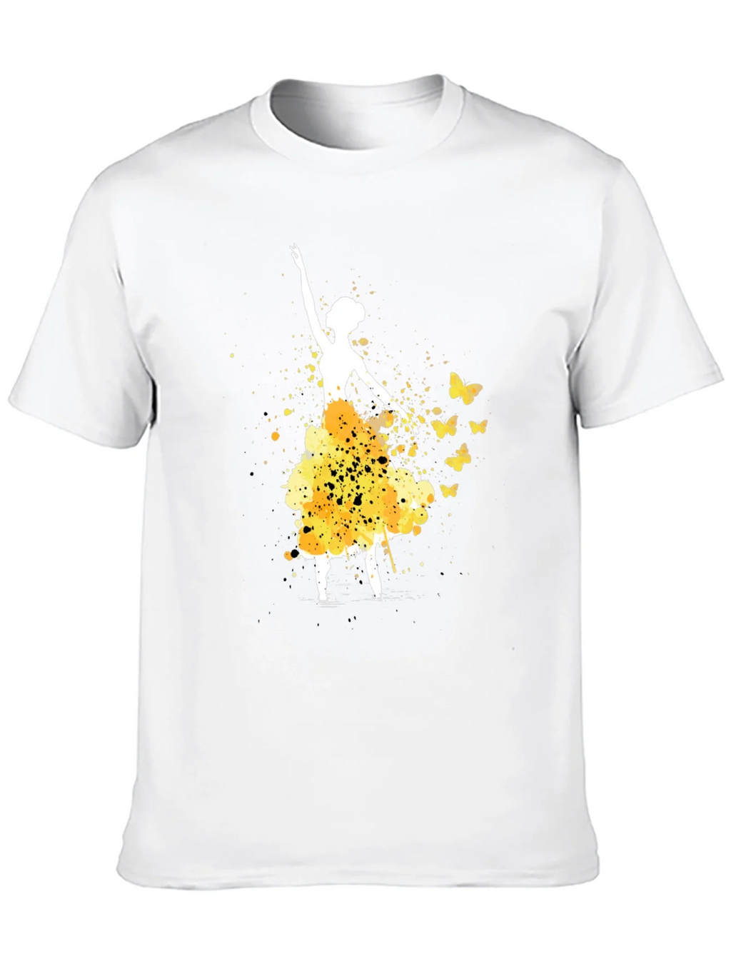 Ballerina & Butterflies Black T-Shirt product image 9
