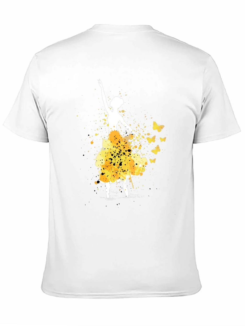 Ballerina & Butterflies Black T-Shirt product image 10