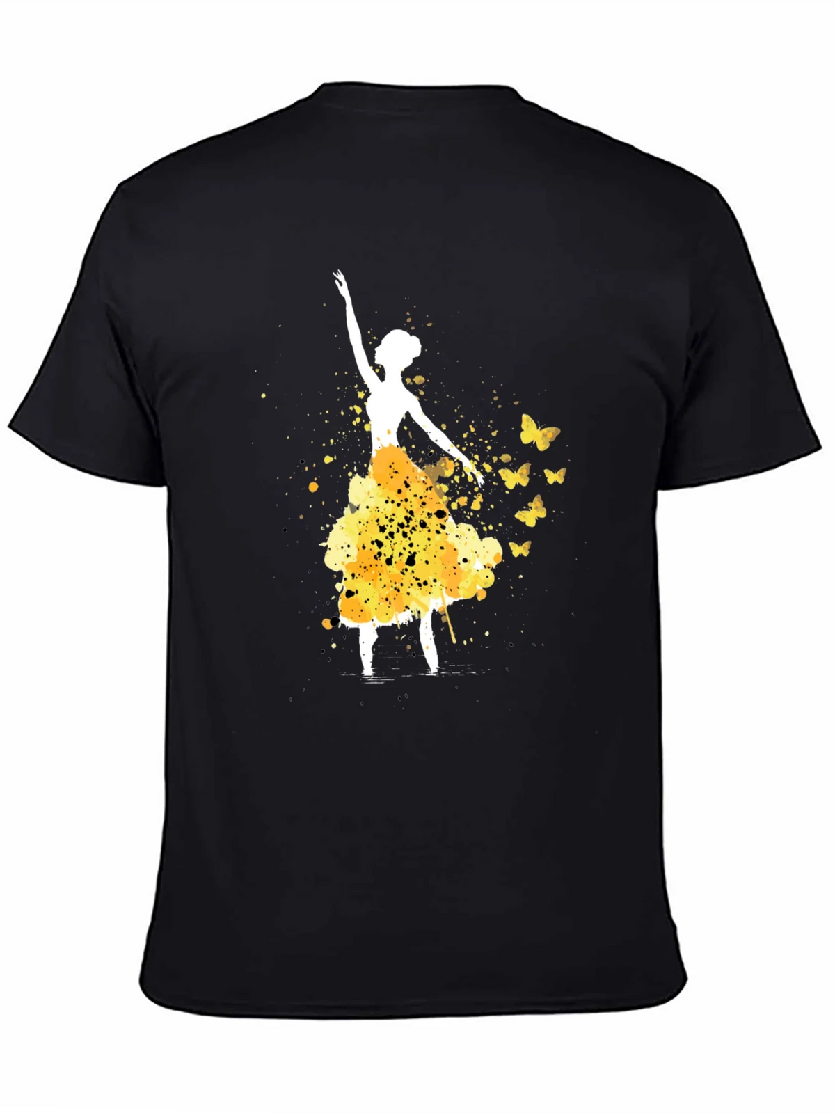 Ballerina & Butterflies Black T-Shirt product image 4
