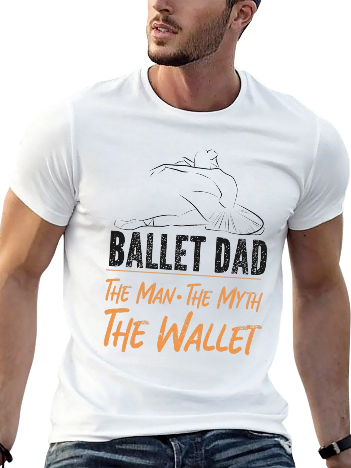 Ballet Dad T-Shirt - The Man Myth Wallet product image 12