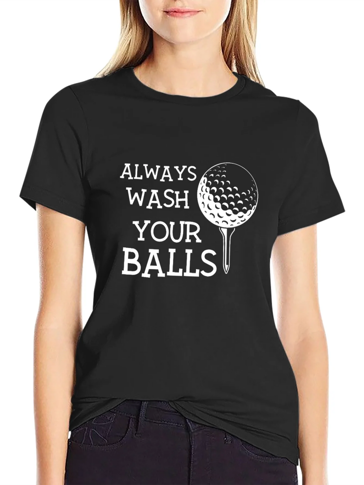 Funny Golf T-Shirt: Always Wash Your Balls Tee product image 2