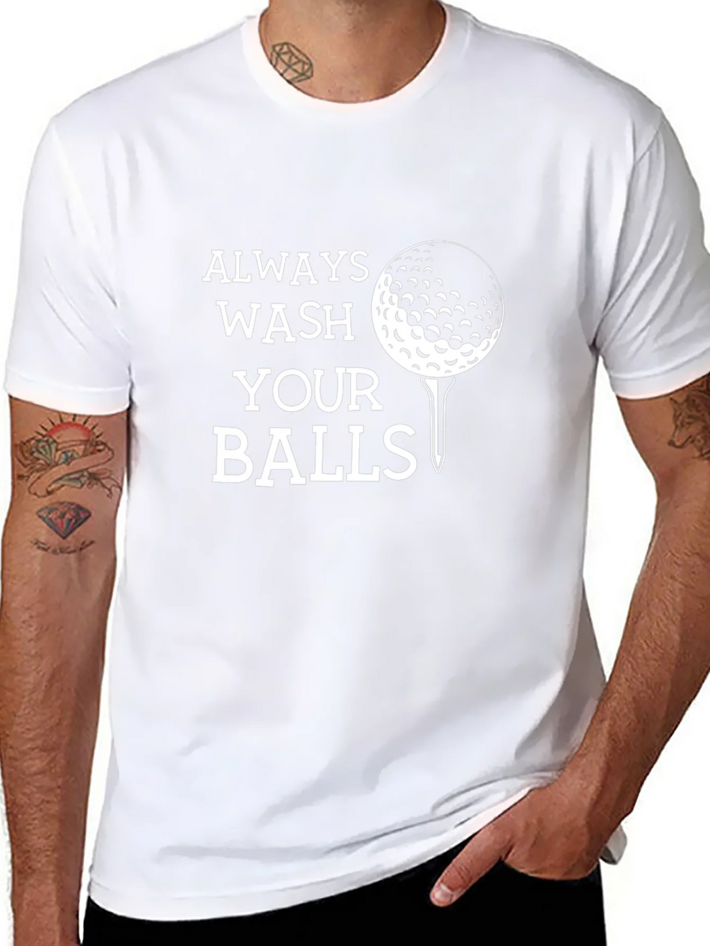 Funny Golf T-Shirt: Always Wash Your Balls Tee product image 7