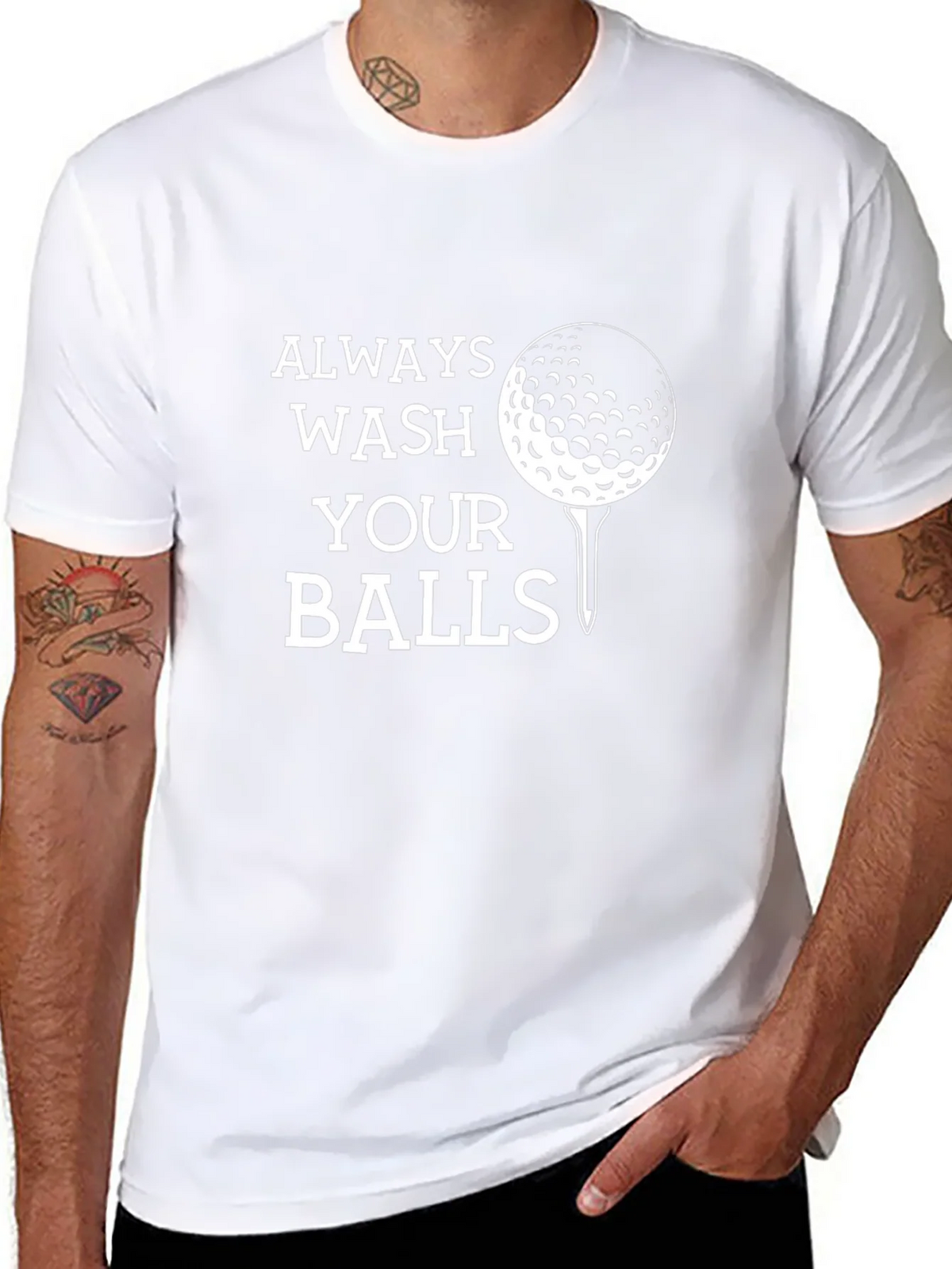 Funny Golf T-Shirt: Always Wash Your Balls Tee product image 7