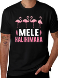 Mele Kalikimaka Flamingo T-Shirt product image 1