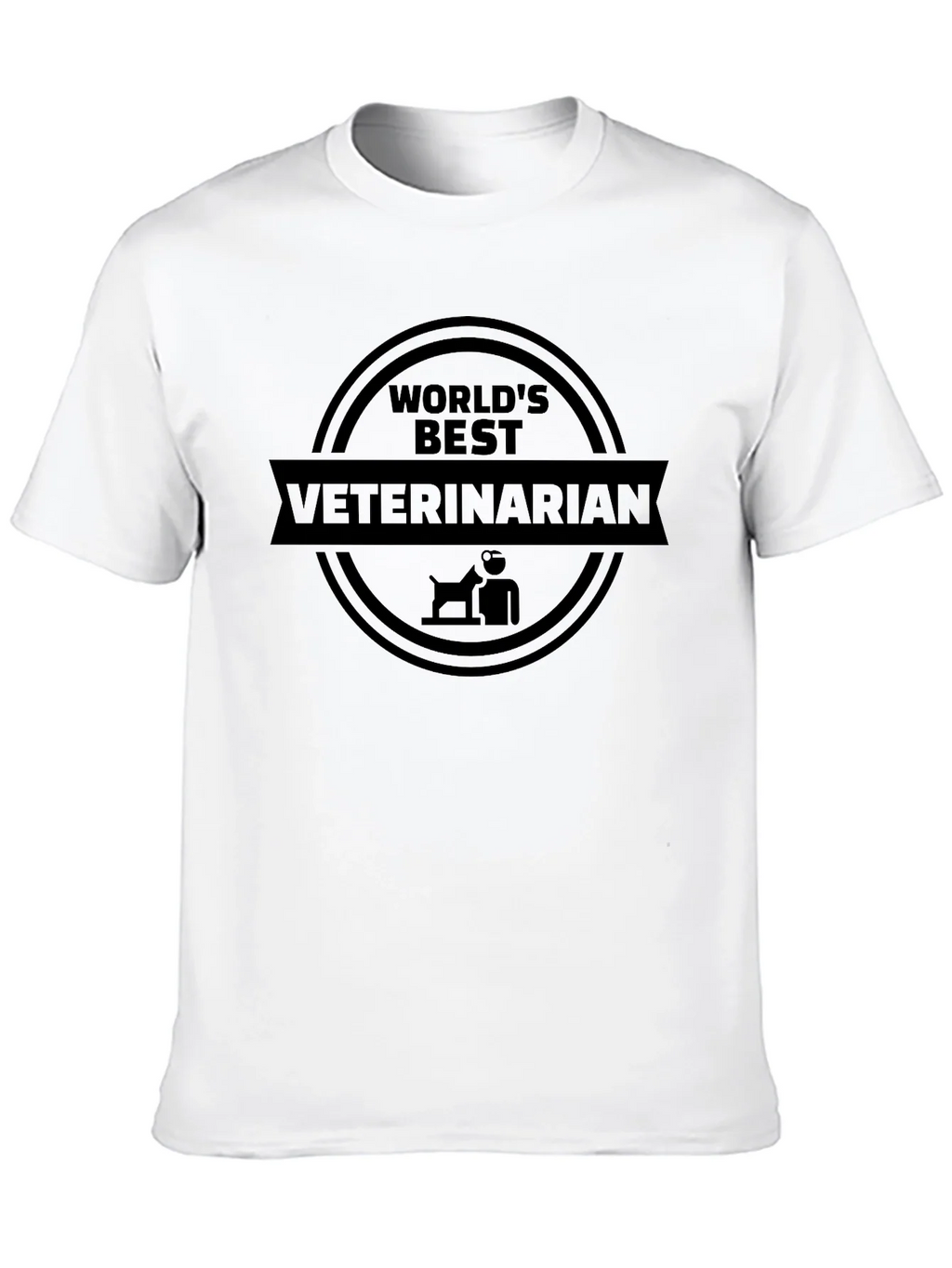 Worlds Best Veterinarian Black T-Shirt product image 9