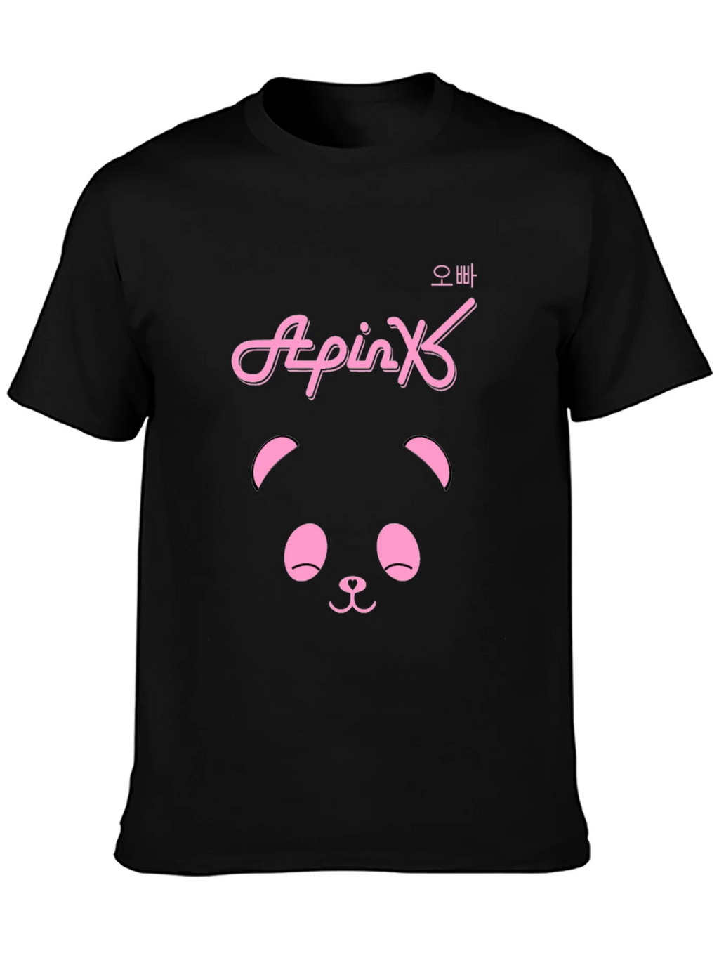 Apink Panda Black T-Shirt product image 3