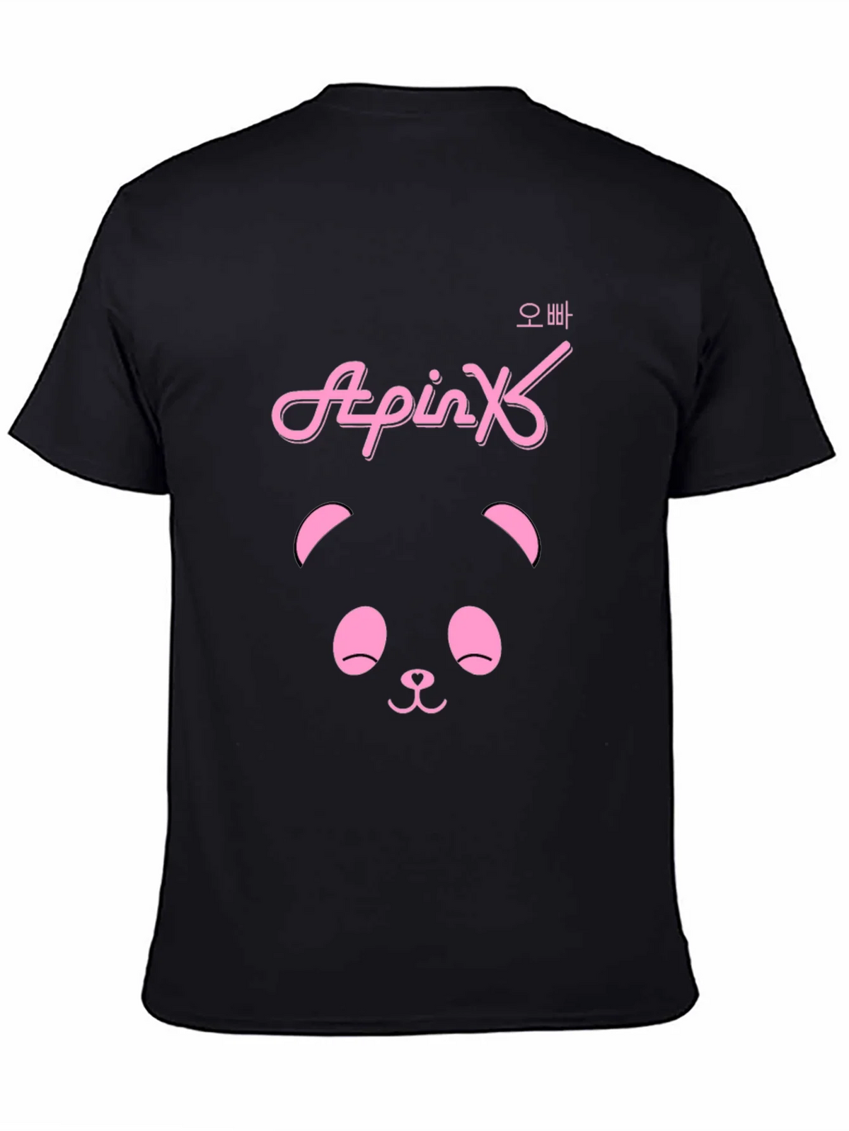 Apink Panda Black T-Shirt product image 4