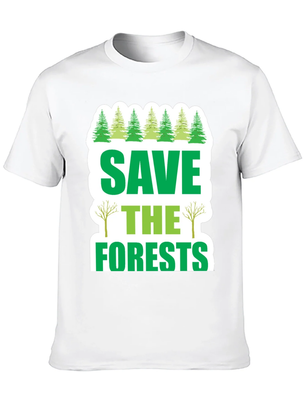 Save the Forests Graphic T-Shirt - Environmental Tee product image 9