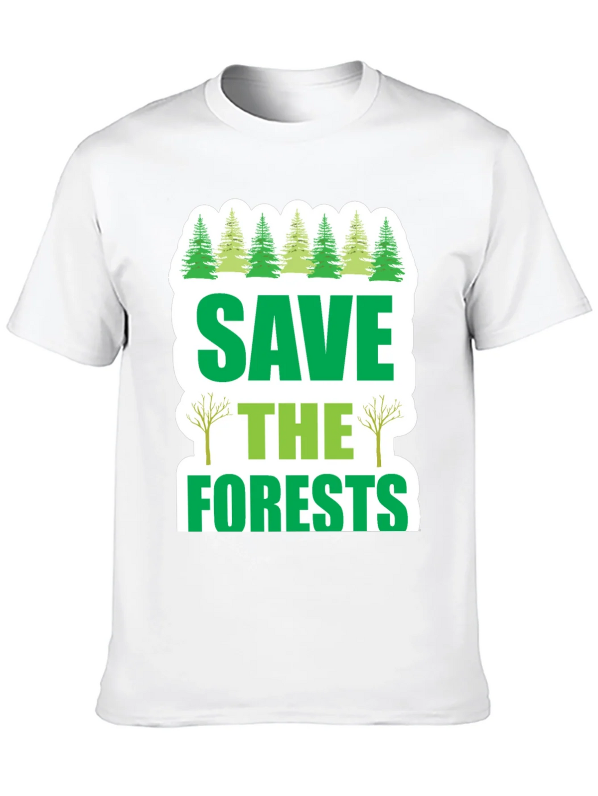 Save the Forests Graphic T-Shirt - Environmental Tee product image 9