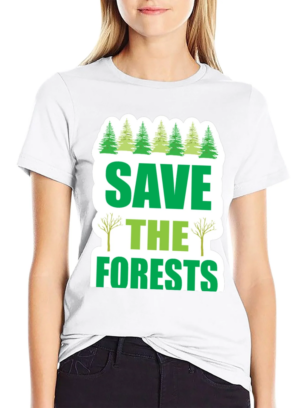 Save the Forests Graphic T-Shirt - Environmental Tee product image 8