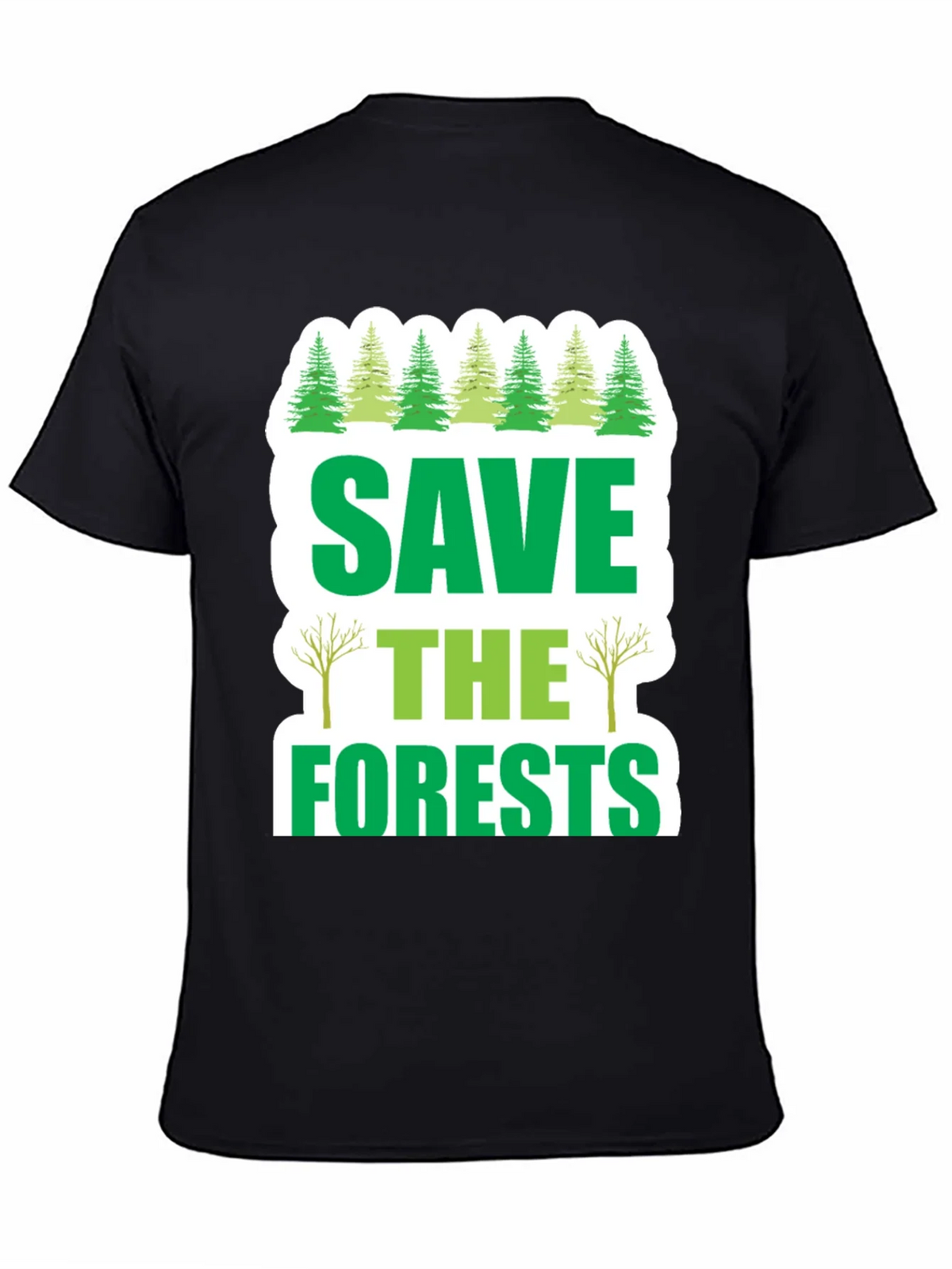 Save the Forests Graphic T-Shirt - Environmental Tee product image 4