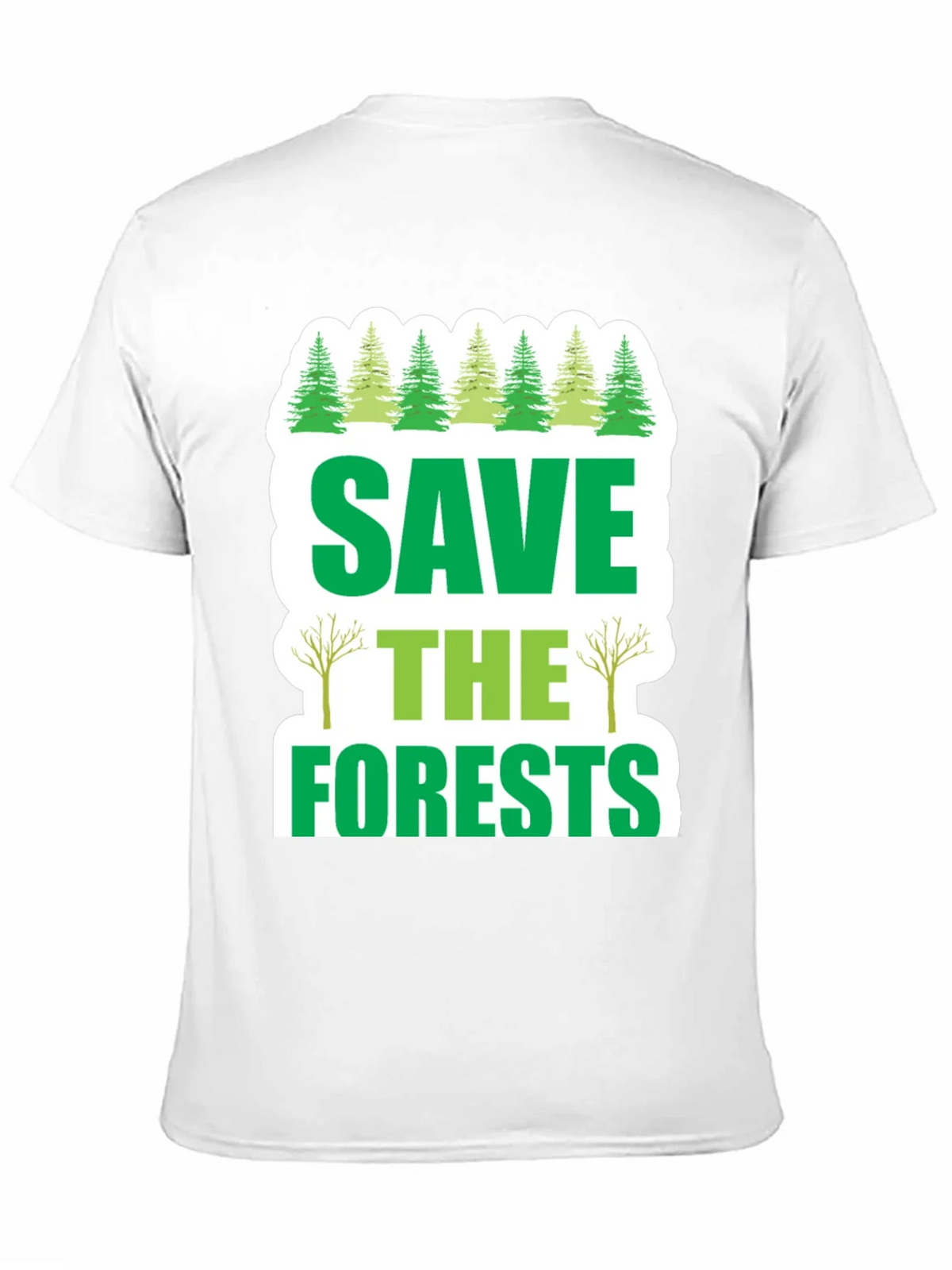 Save the Forests Graphic T-Shirt - Environmental Tee product image 10