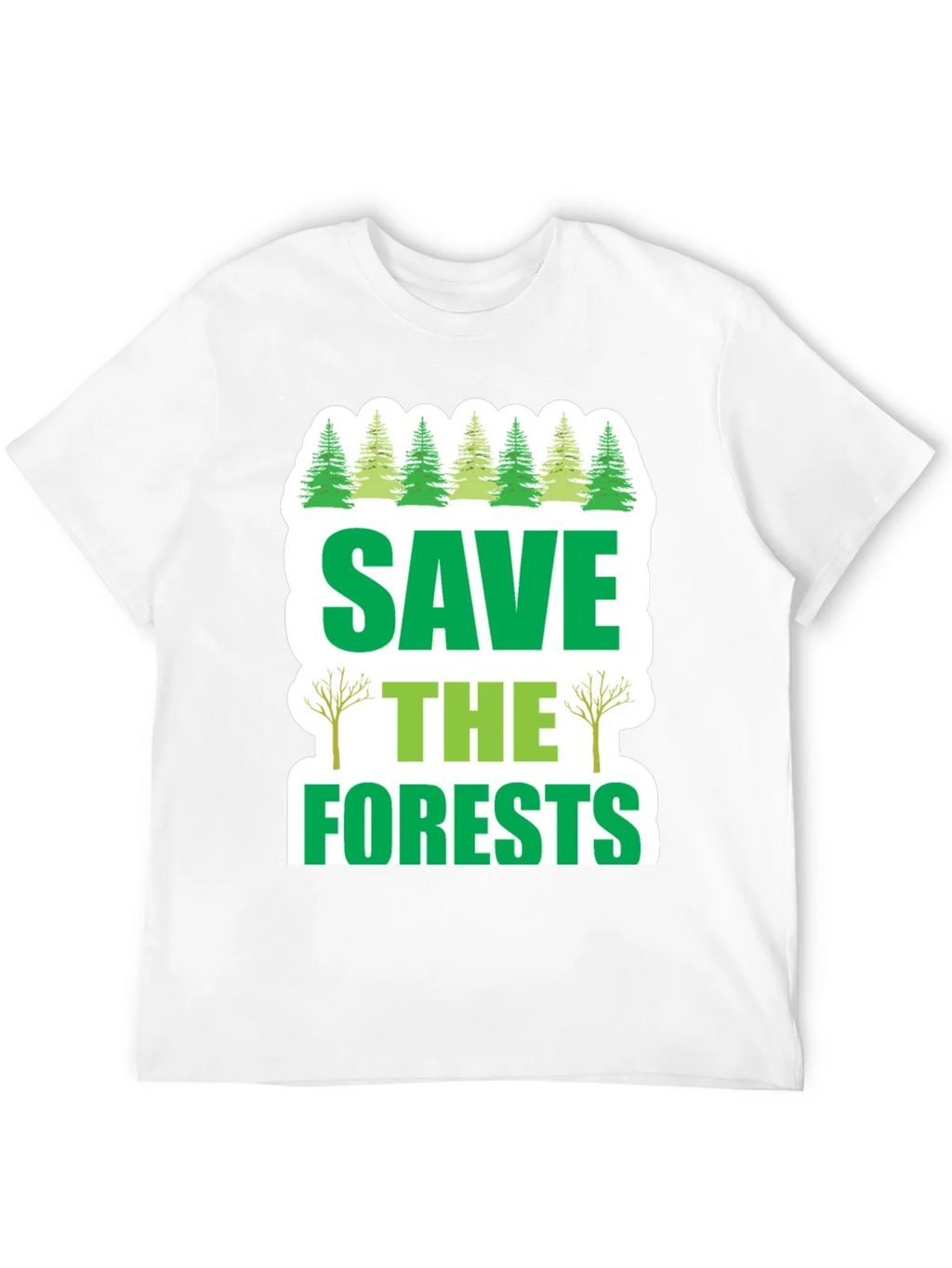 Save the Forests Graphic T-Shirt - Environmental Tee product image 11