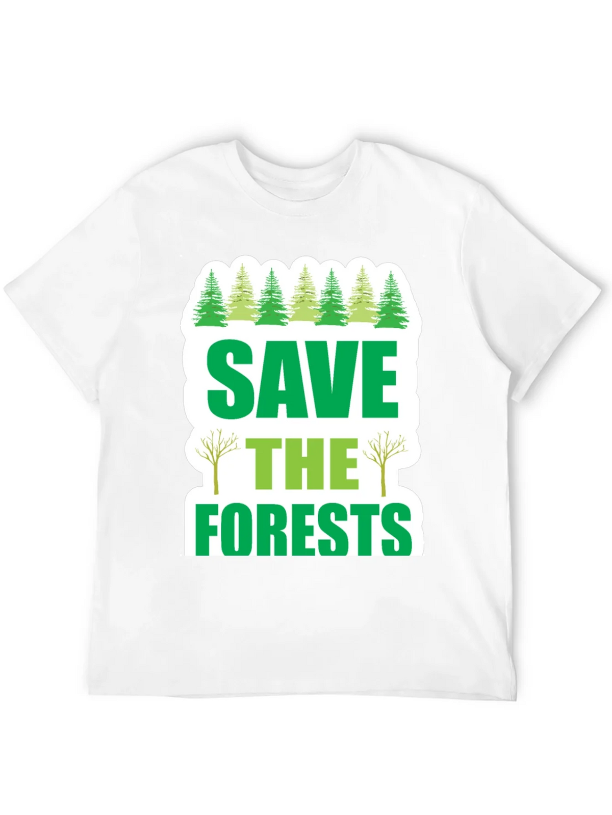 Save the Forests Graphic T-Shirt - Environmental Tee product image 11