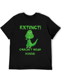 Extinct Dinosaur Wash Hands Graphic T-Shirt product image 1