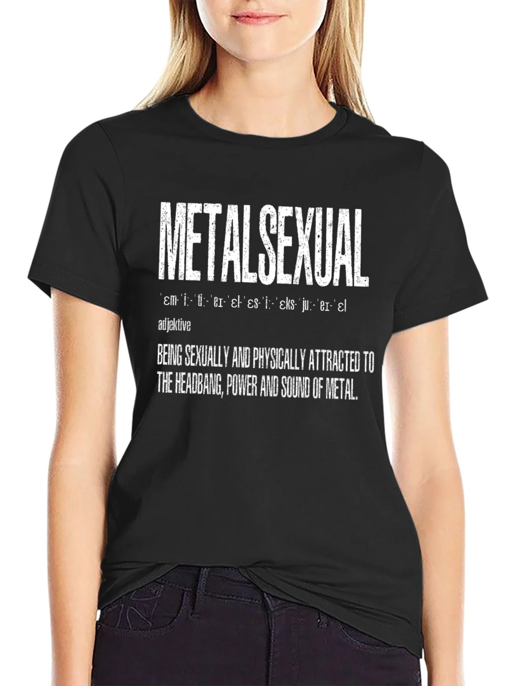 Metalsexual Definition T-Shirt - Headbanger Apparel product image 2