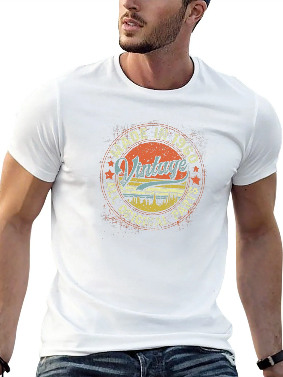 Vintage 1960 Made in All Original Parts T-Shirt product image 8