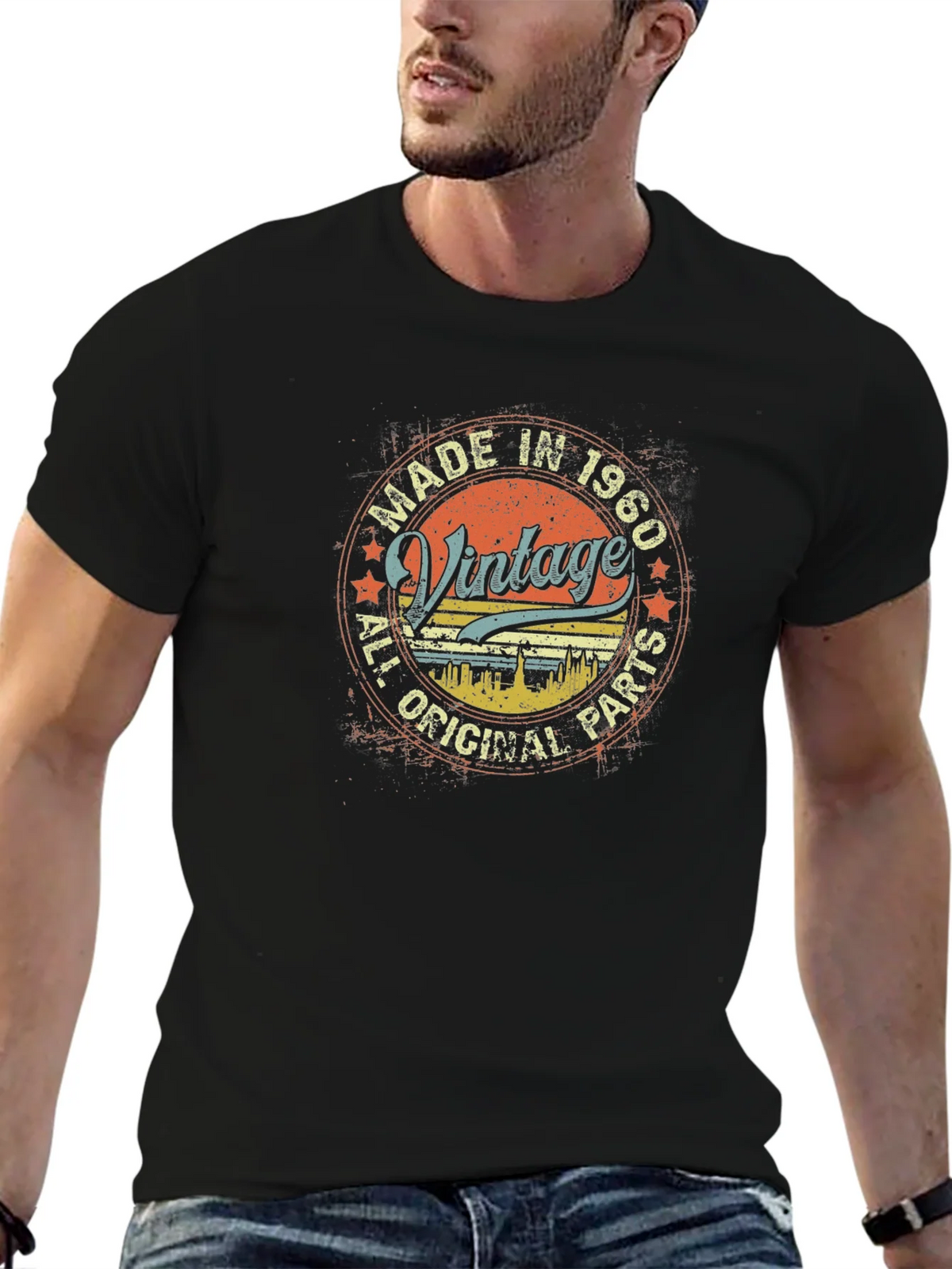 Vintage 1960 Made in All Original Parts T-Shirt product image 5