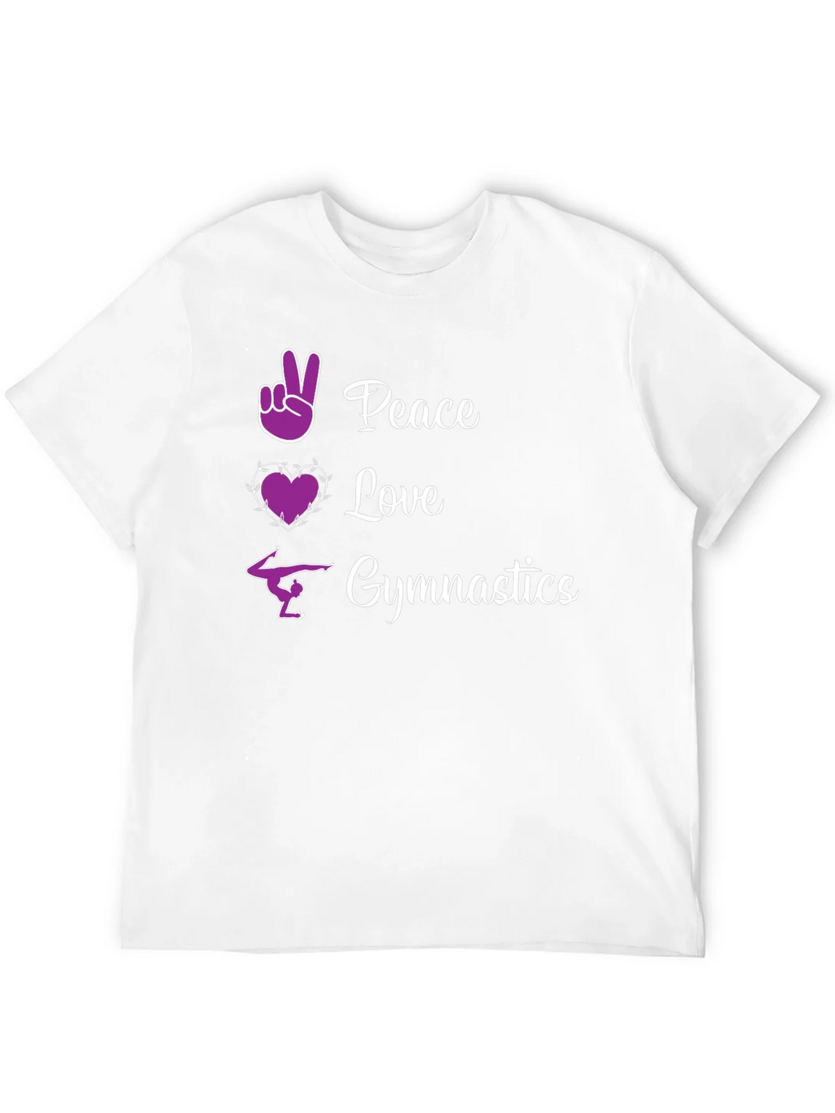 Peace Love Gymnastics Graphic Tee product image 11