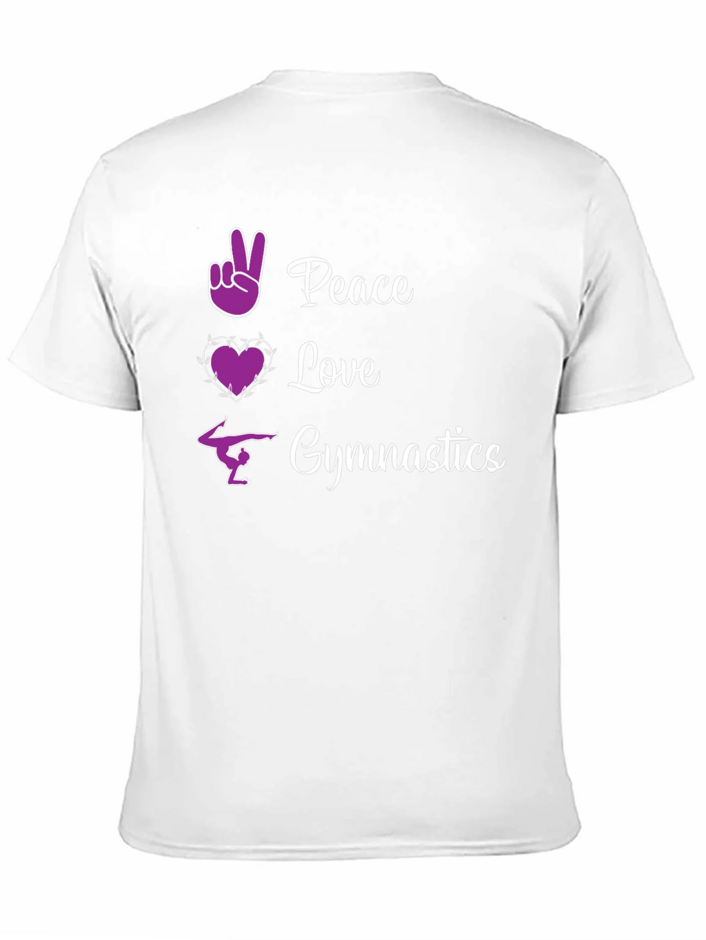 Peace Love Gymnastics Graphic Tee product image 10