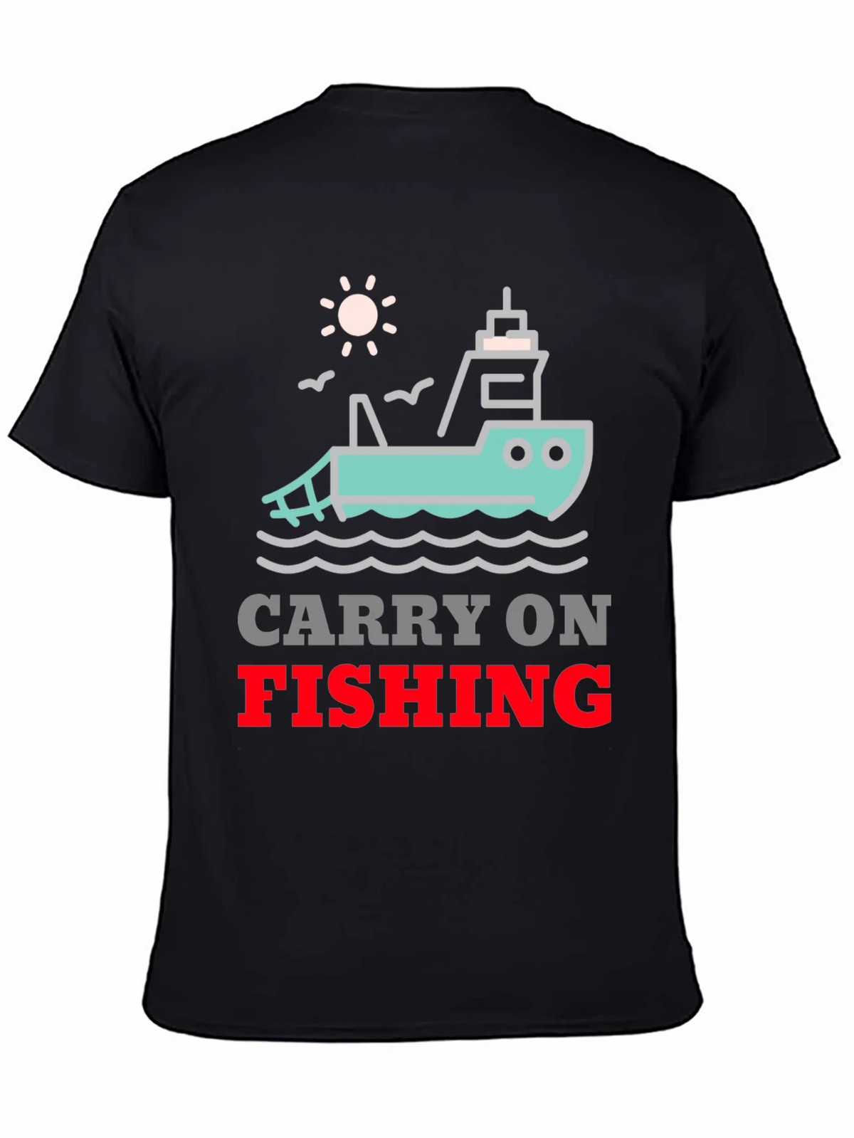 Carry On Fishing Graphic T-Shirt product image 4