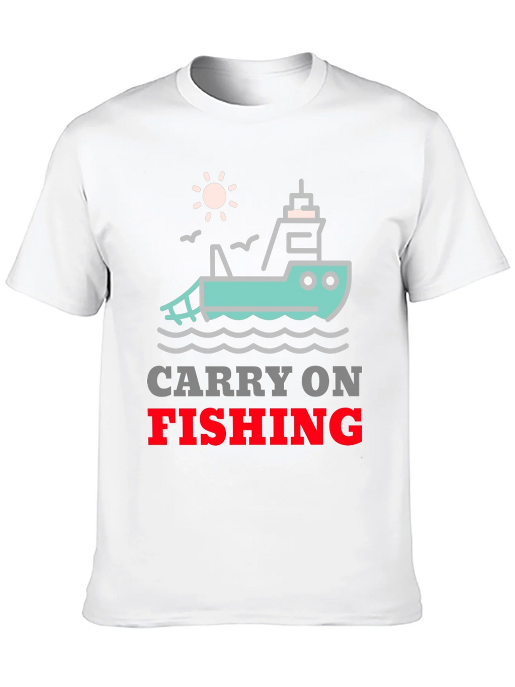 Carry On Fishing Graphic T-Shirt product image 9