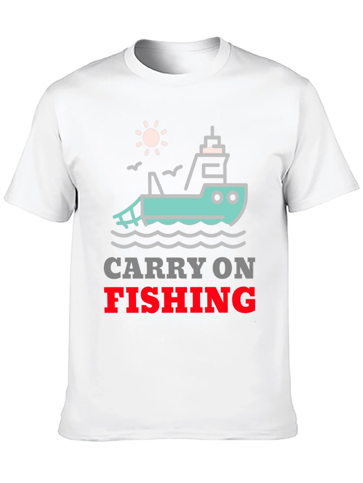 Carry On Fishing Graphic T-Shirt product image 9