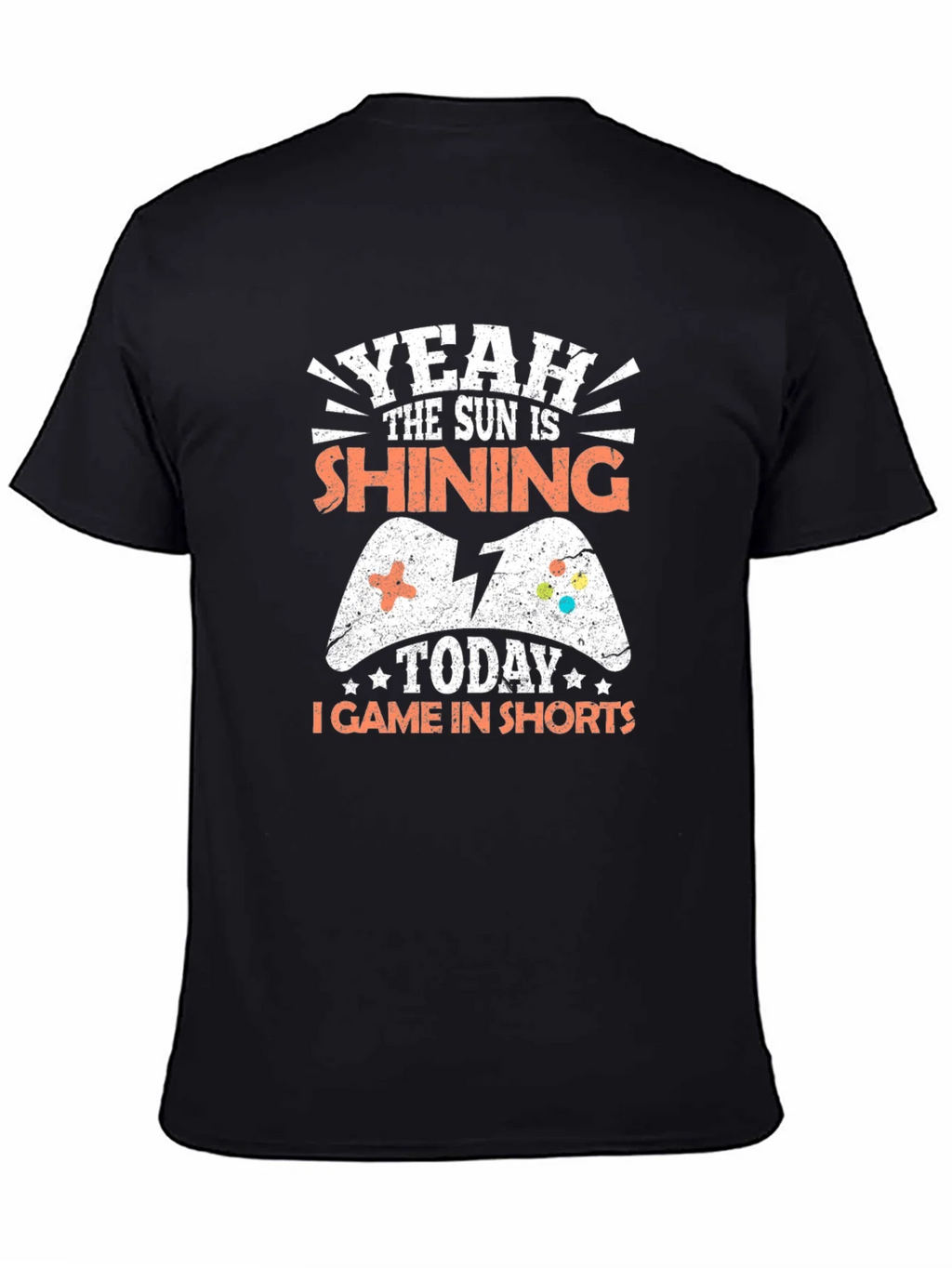 Gamer T-Shirt - Yeah The Sun Is Shining Today I Game In product image 4