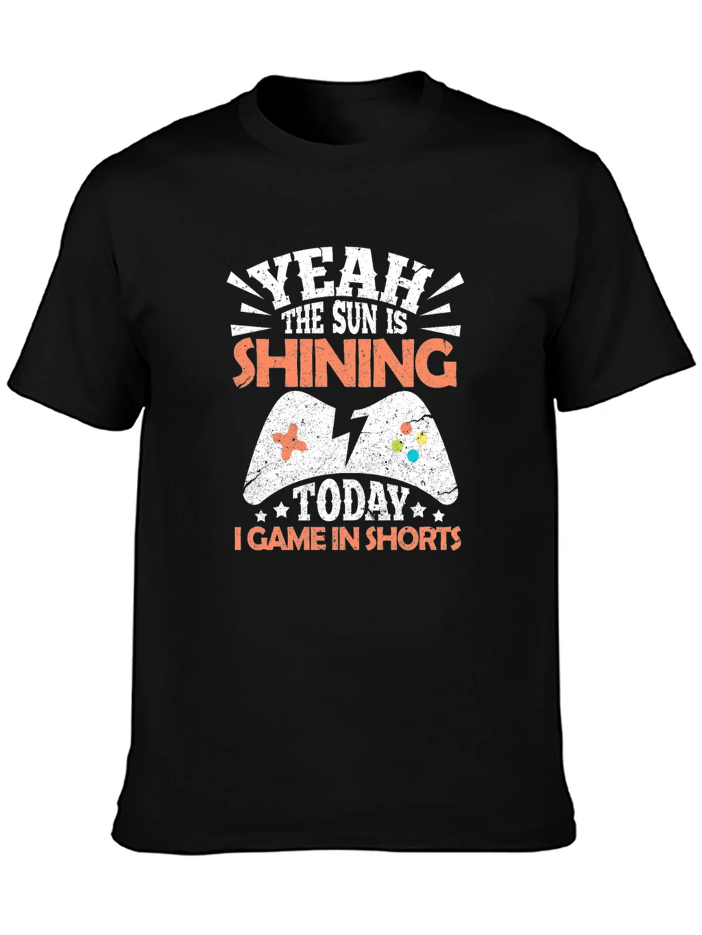 Gamer T-Shirt - Yeah The Sun Is Shining Today I Game In product image 3
