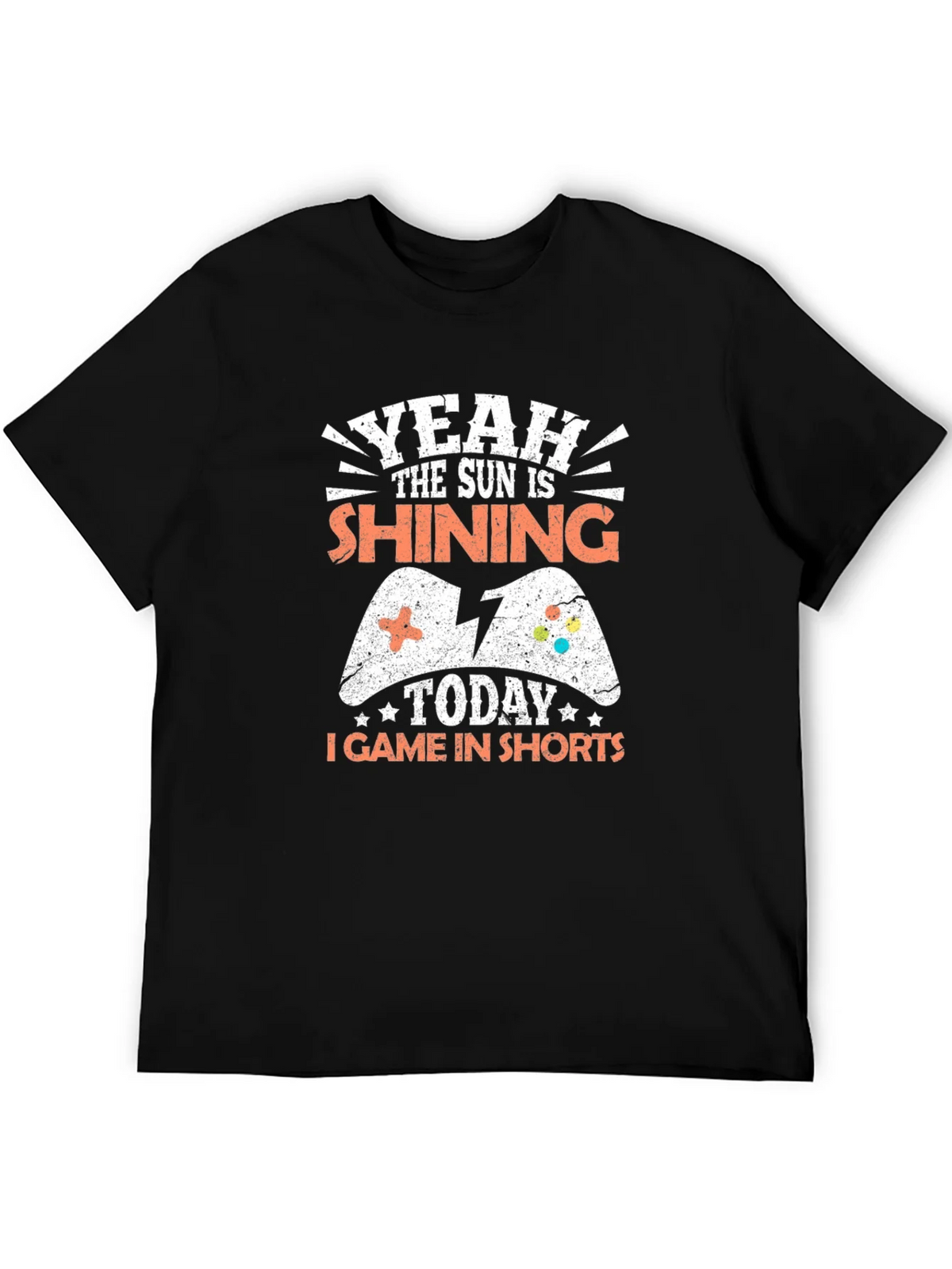 Gamer T-Shirt - Yeah The Sun Is Shining Today I Game In product image 5