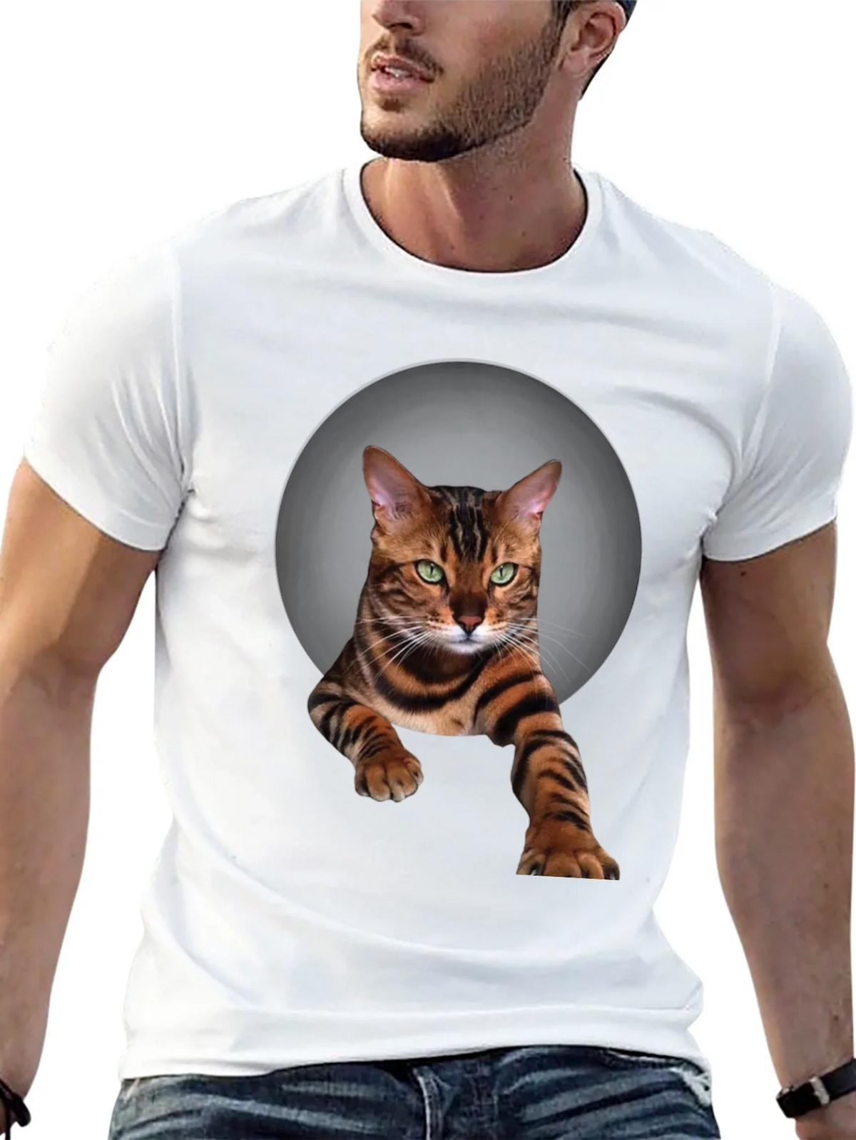 Bengal Cat T-Shirt - Cool Graphic Tee product image 12