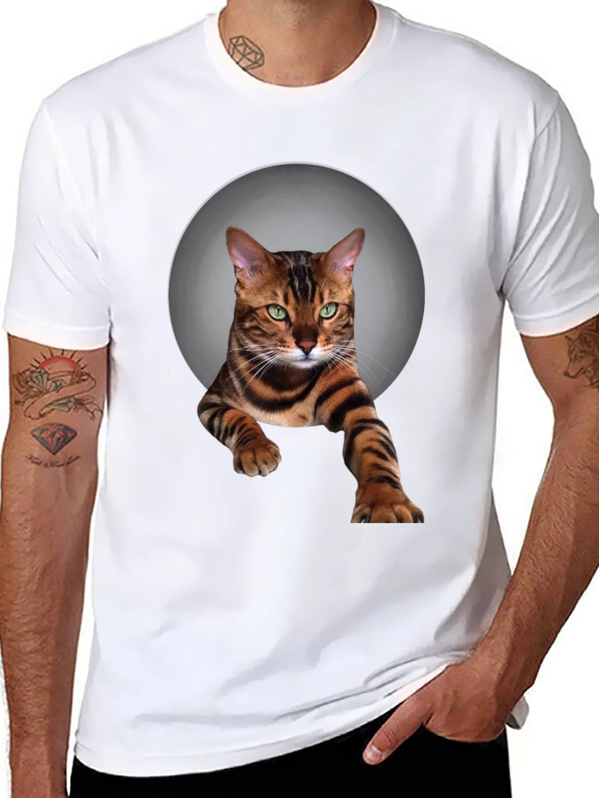 Bengal Cat T-Shirt - Cool Graphic Tee product image 7