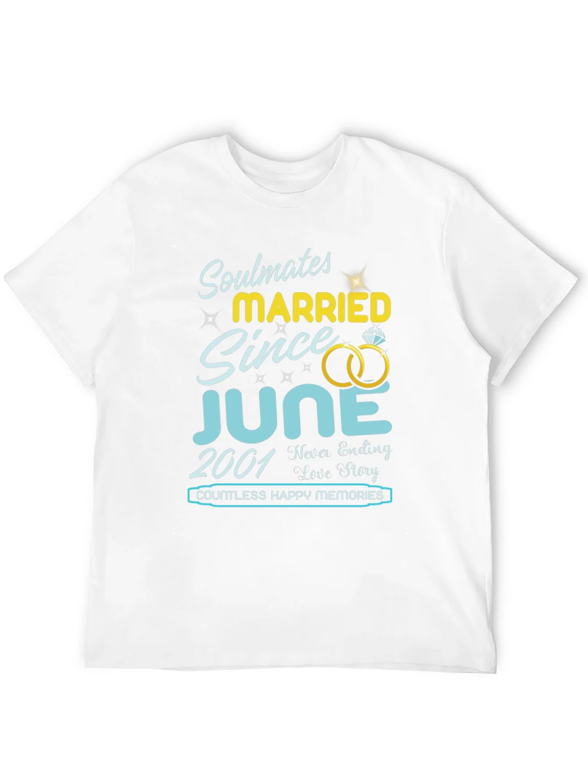 Soulmates Married Since June 2001 T-Shirt product image 11