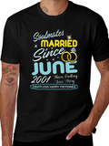 Soulmates Married Since June 2001 T-Shirt product image 1