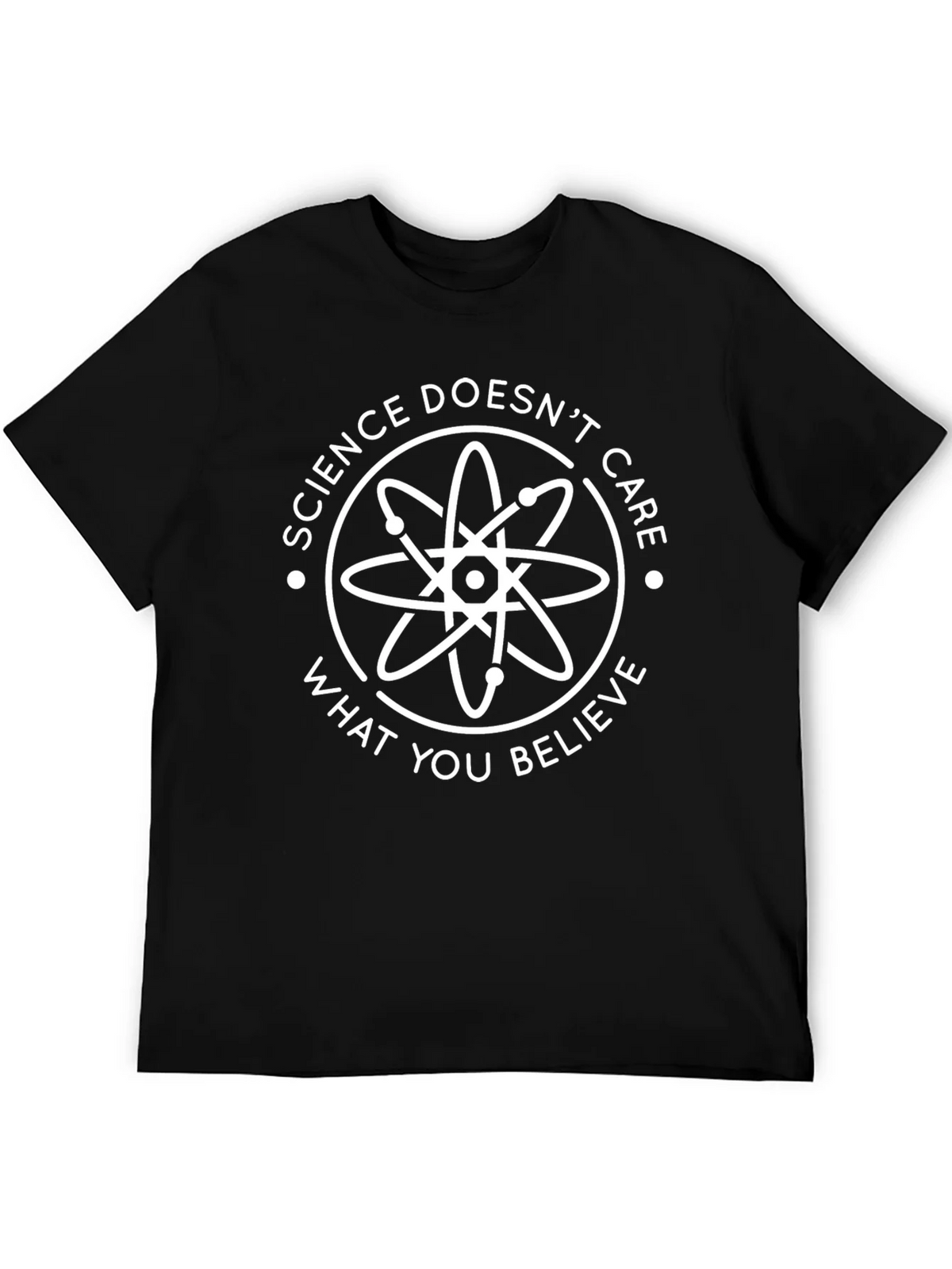 Science Doesnt Care T-Shirt - Black product image 5