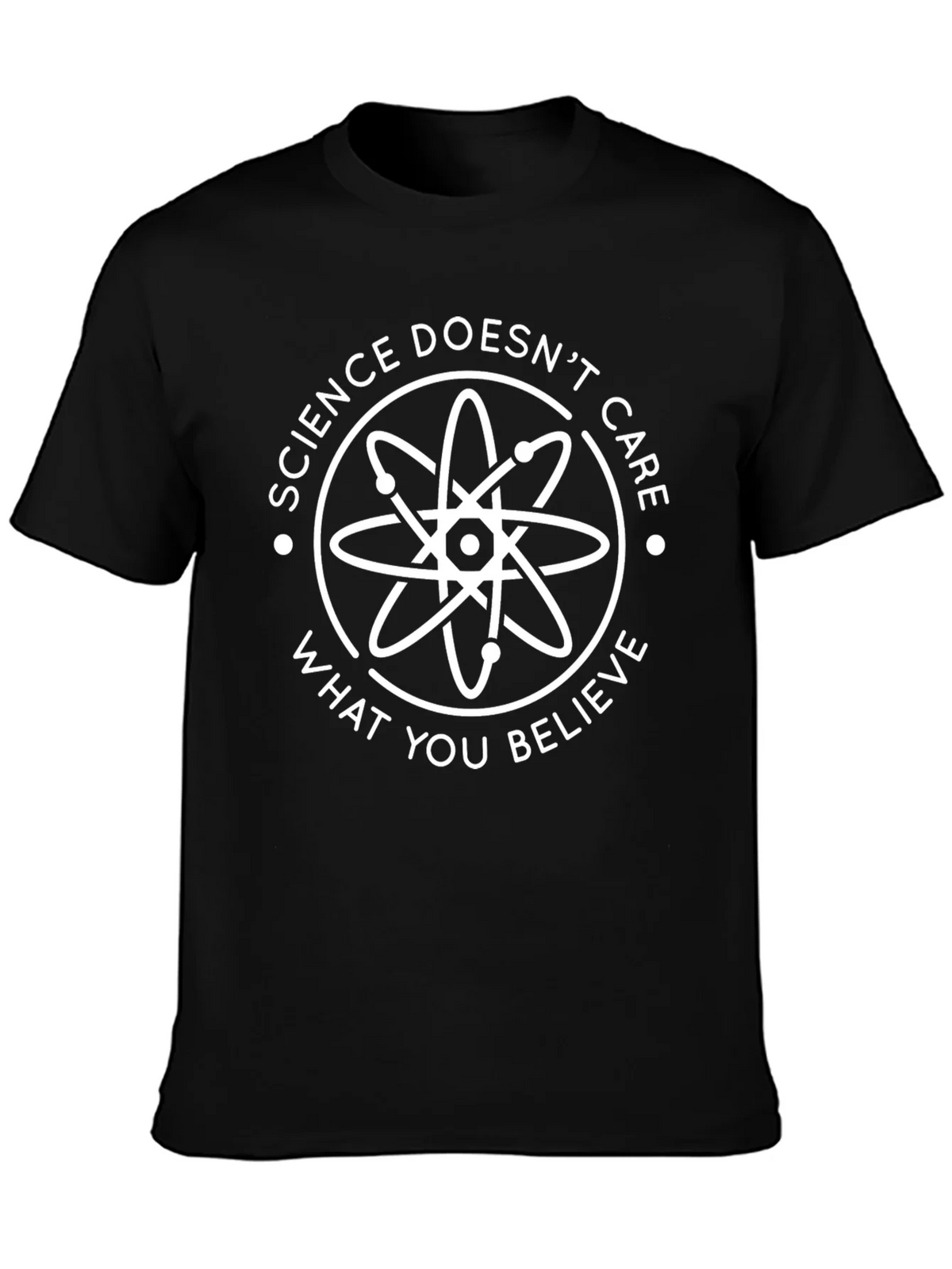 Science Doesnt Care T-Shirt - Black product image 3